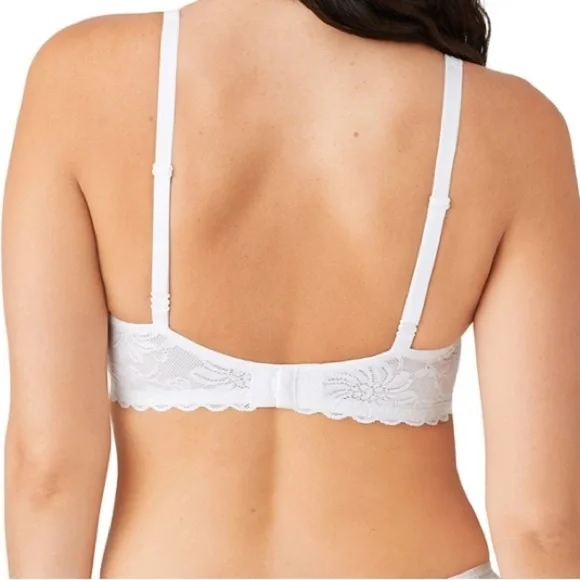 Wacoal Soft Sense Blush Lace Underwire Bra Blush Nude 34G Convertible Straps - Picture 6 of 7